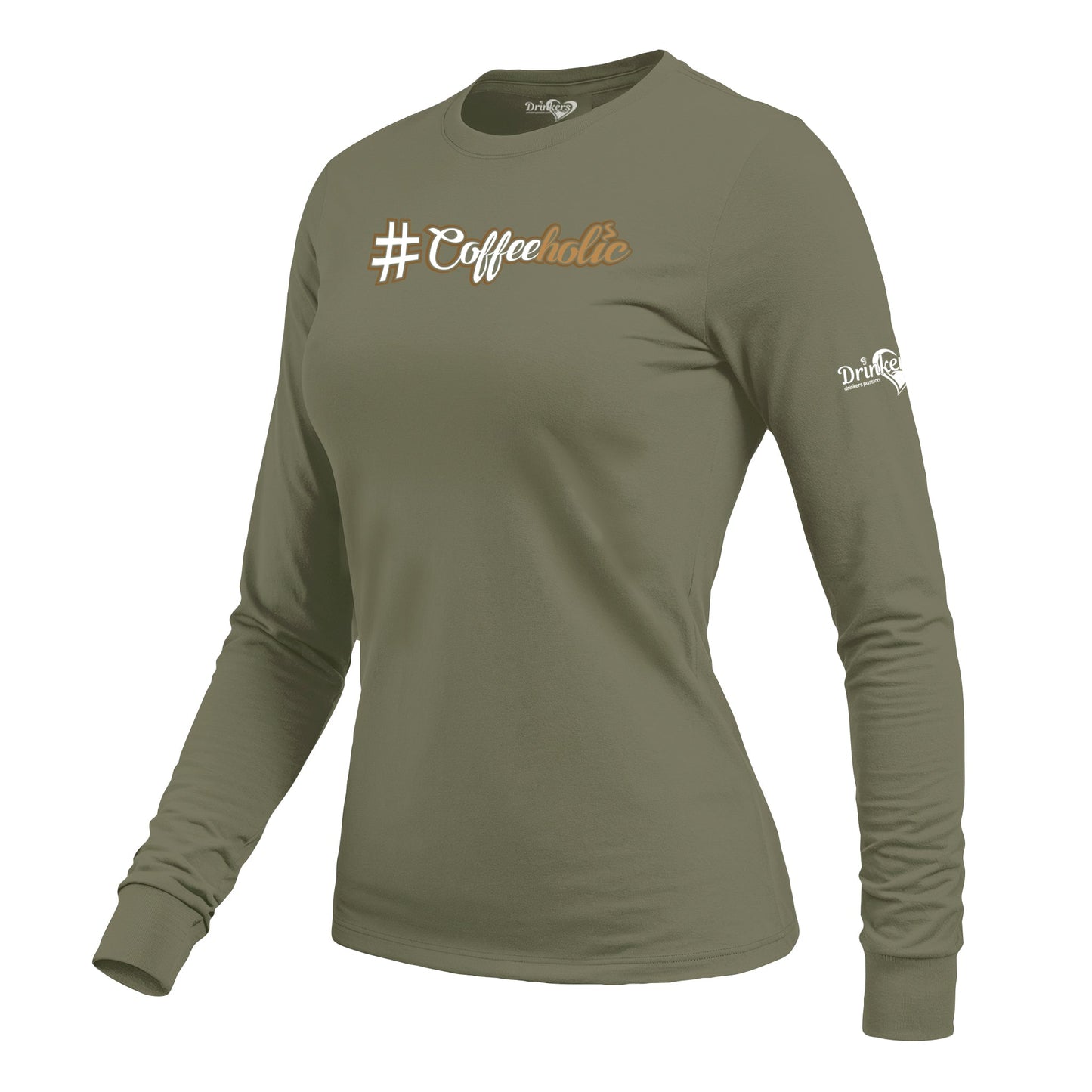 #Coffeeholic - Ladies Long Sleeve