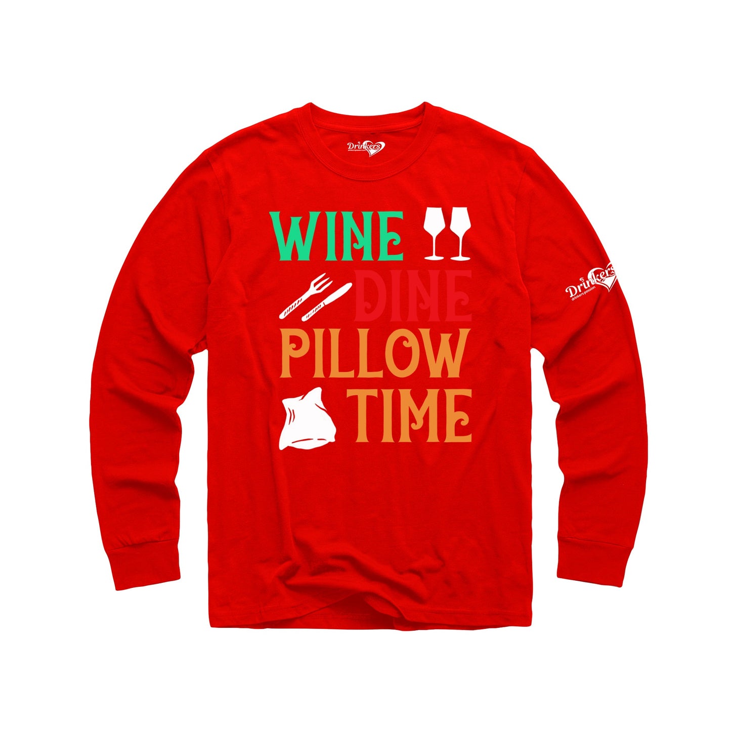 Wine Dine - Mens Long Sleeve
