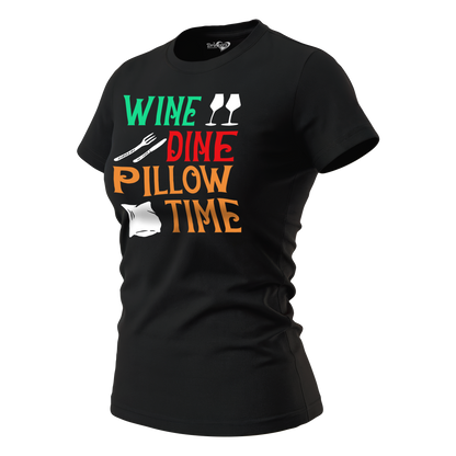 Wine Dine - Ladies Short Sleeve