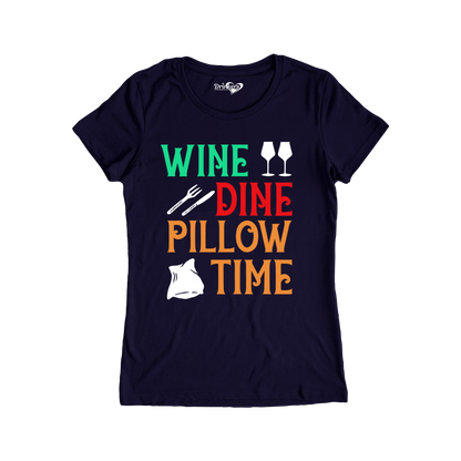 Wine Dine - Ladies Short Sleeve