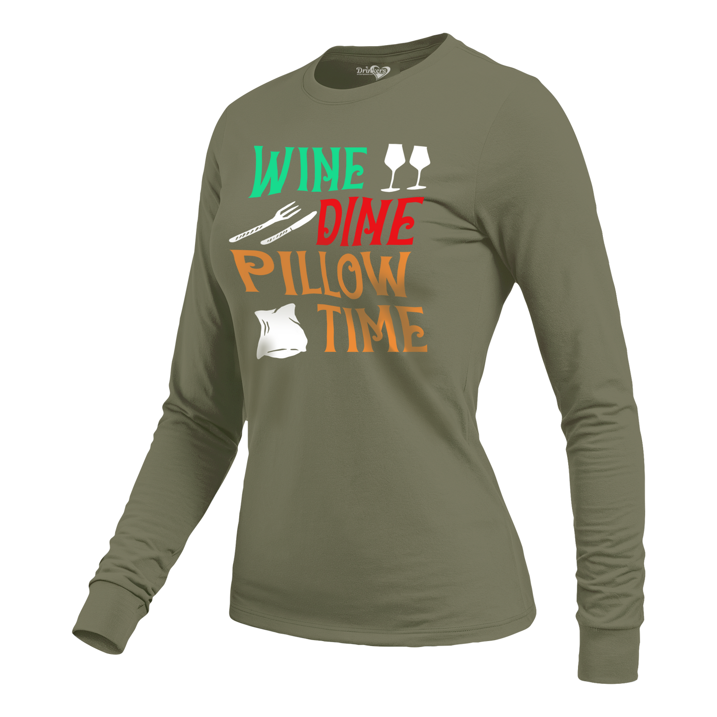 Wine Dine - Ladies Long Sleeve