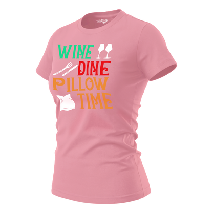 Wine Dine - Ladies Short Sleeve