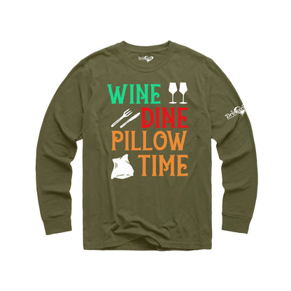 Wine Dine - Ladies Long Sleeve