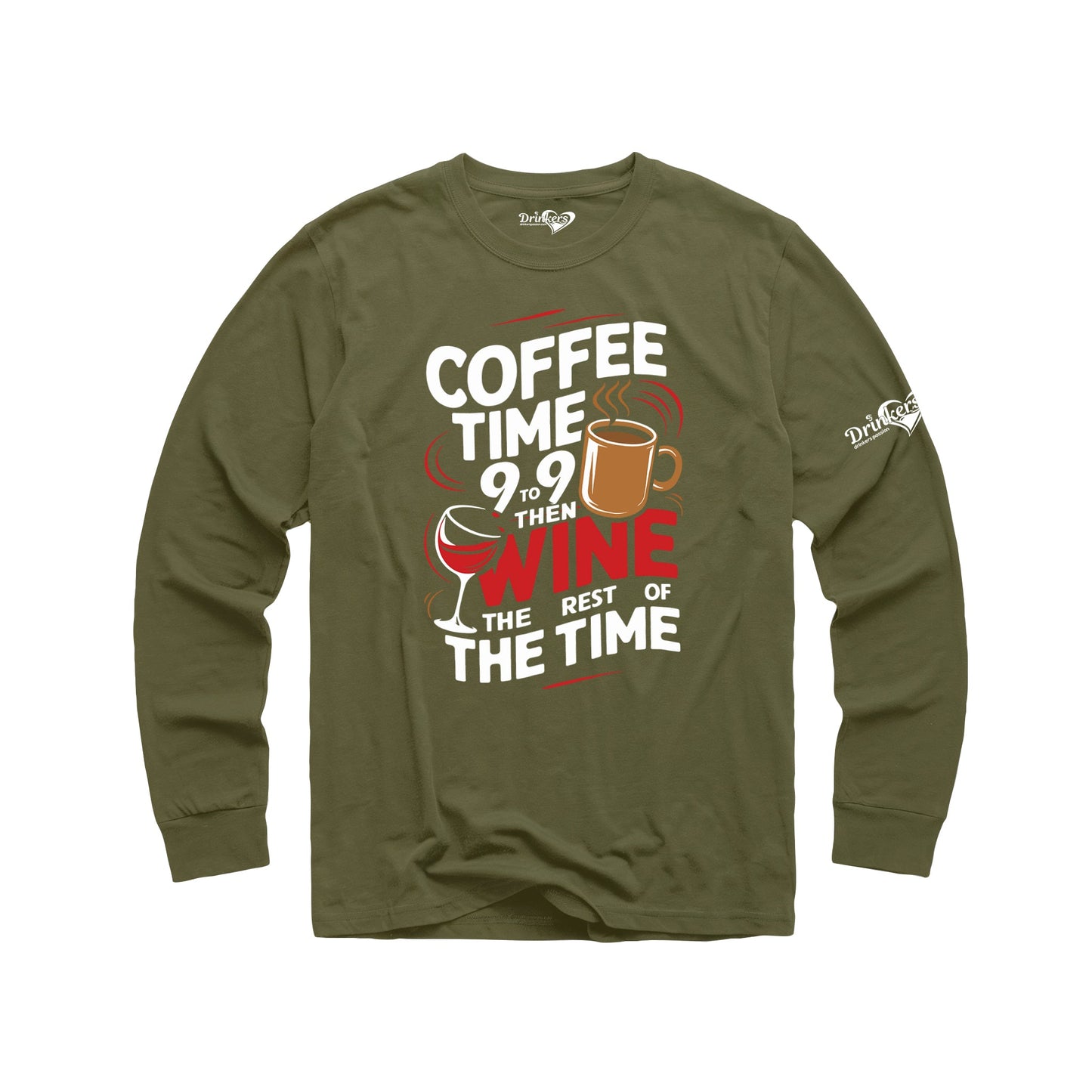 Coffee Time - Ladies Long Sleeve