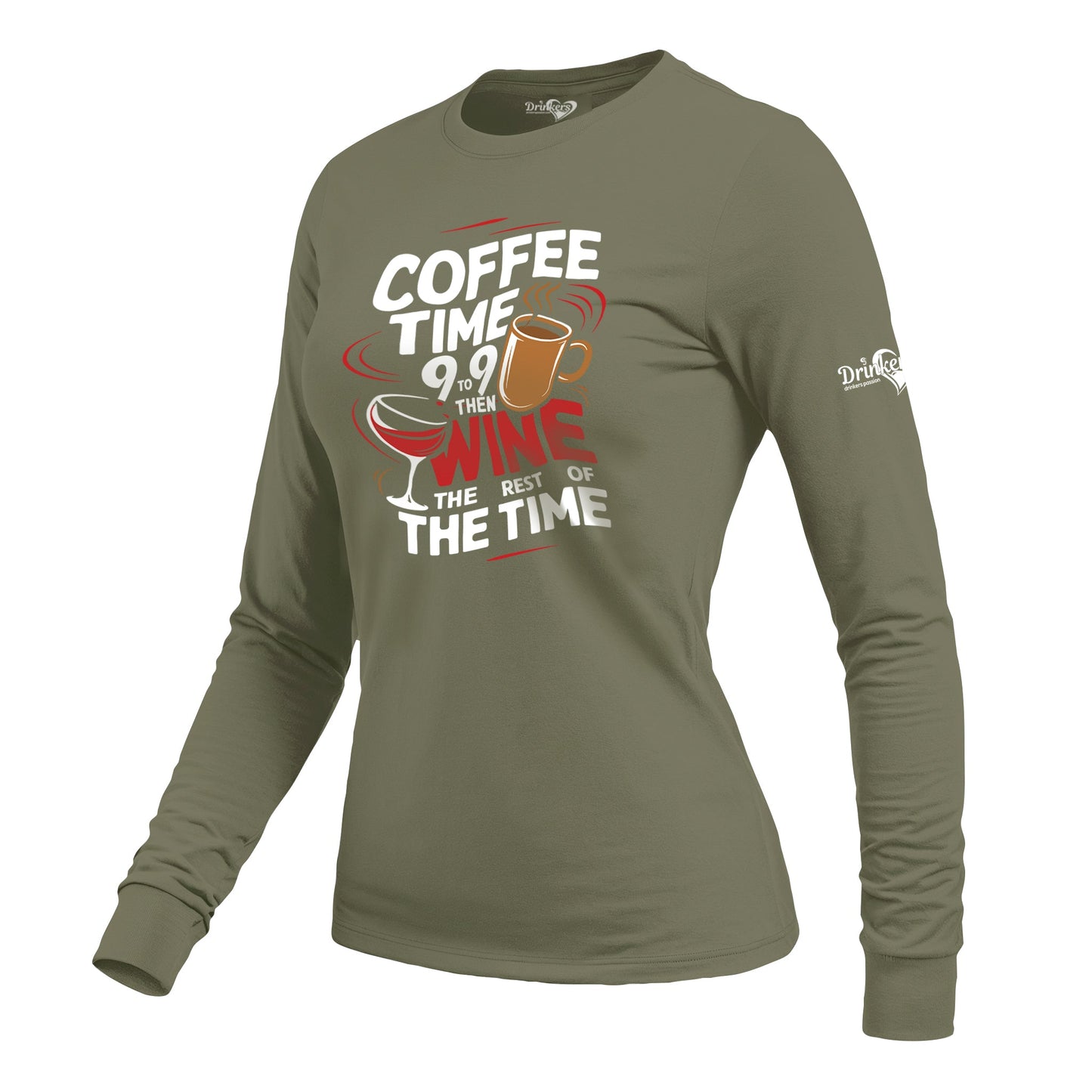 Coffee Time - Ladies Long Sleeve