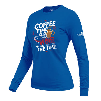 Coffee Time - Ladies Long Sleeve