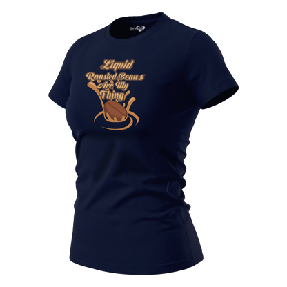 Liquid Roasted Beans - Ladies Short Sleeve
