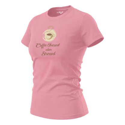 Coffee Obsessed - Ladies Short Sleeve