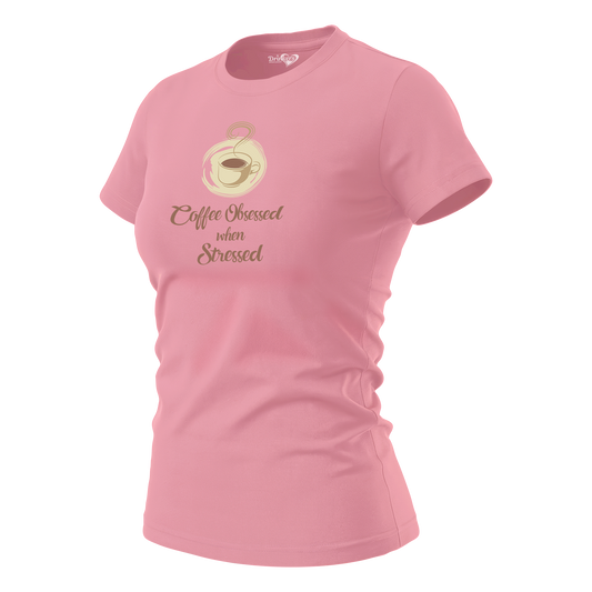 Coffee Obsessed - Ladies Short Sleeve