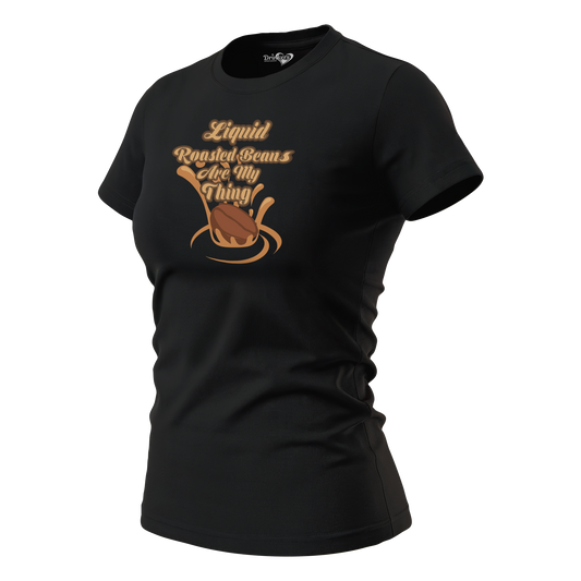 Liquid Roasted Beans - Ladies Short Sleeve