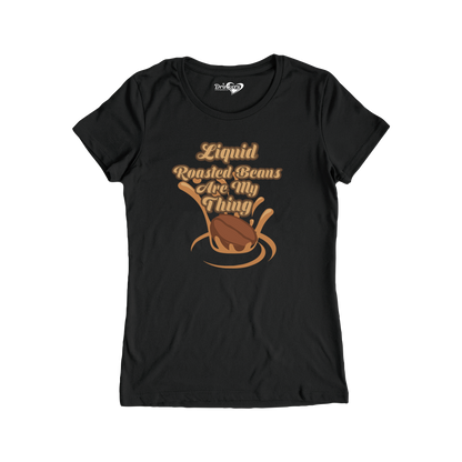 Liquid Roasted Beans - Ladies Short Sleeve