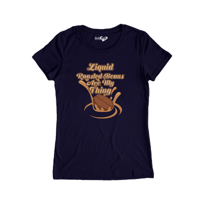Liquid Roasted Beans - Ladies Short Sleeve