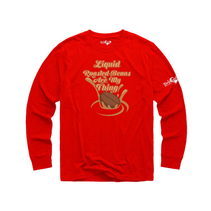 Liquid Roasted Beans - Mens Long Sleeve