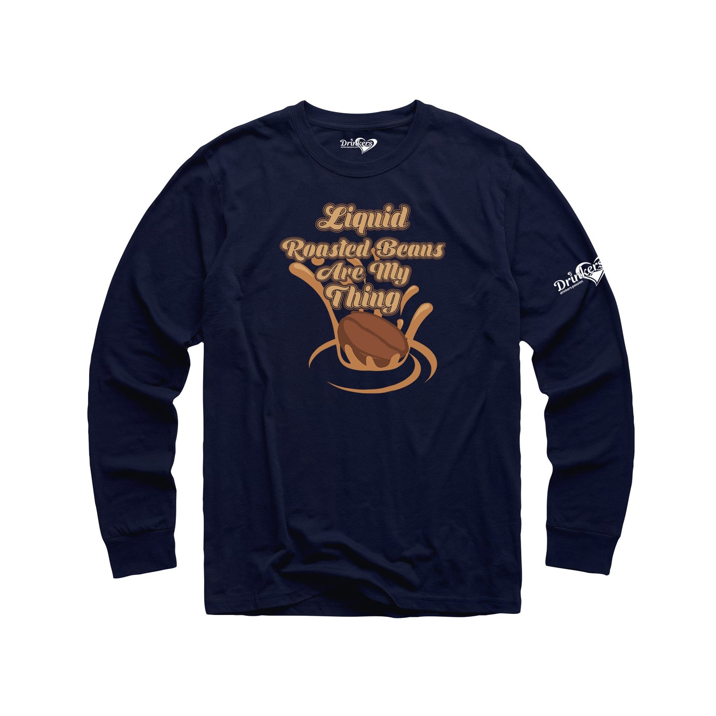 Liquid Roasted Beans - Mens Long Sleeve