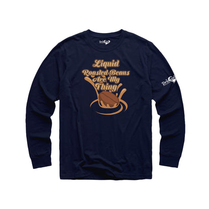 Liquid Roasted Beans - Mens Long Sleeve